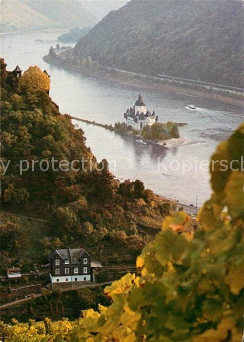 Kaub Pfalz im Rhein