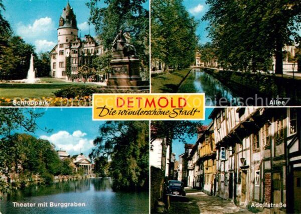 Detmold Schlosspark Adolfstrasse Theater Burggr