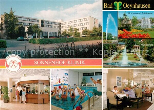 Bad Oeynhausen Wandelhalle Sonnenhof-Klinik Kurpark