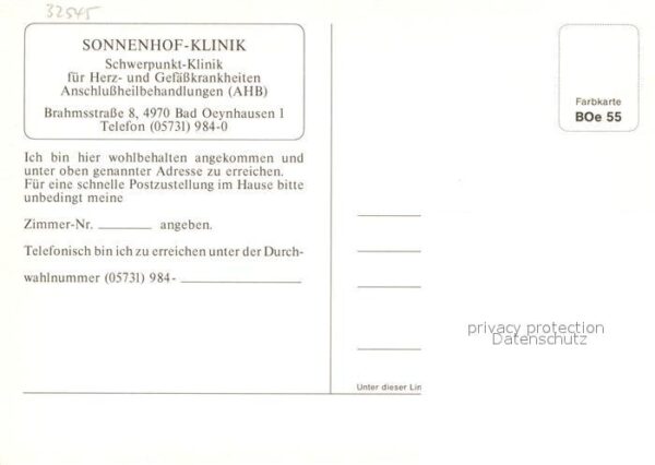 Bad Oeynhausen Wandelhalle Sonnenhof-Klinik Kurpark – Bild 2