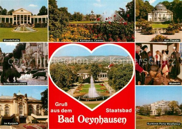 Bad Oeynhausen Kurpark Kurklinik Porta Westfalica Muse