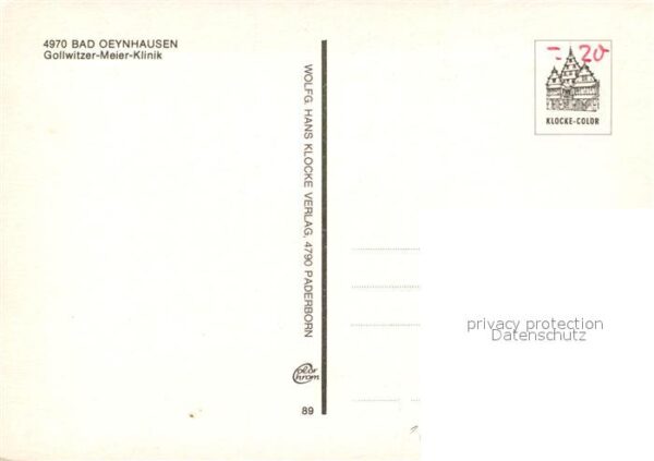Bad Oeynhausen Gollwitzer-Meier-Klinik – Bild 2