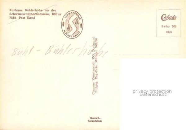 Sand Buehl Fliegeraufnahme Kurhaus Bühlerhöhe – Bild 2