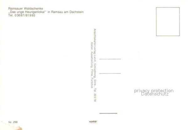 Ramsau Dachstein Steiermark Ramsauer Waldschenke – Bild 2