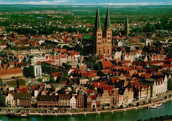 Luebeck Fliegeraufnahme