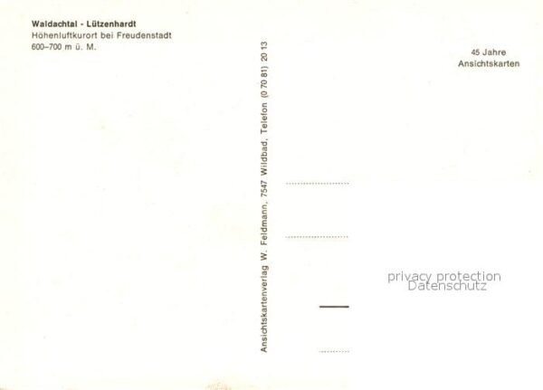 Freudenstadt Waldachtal-Lützenhardt – Bild 2