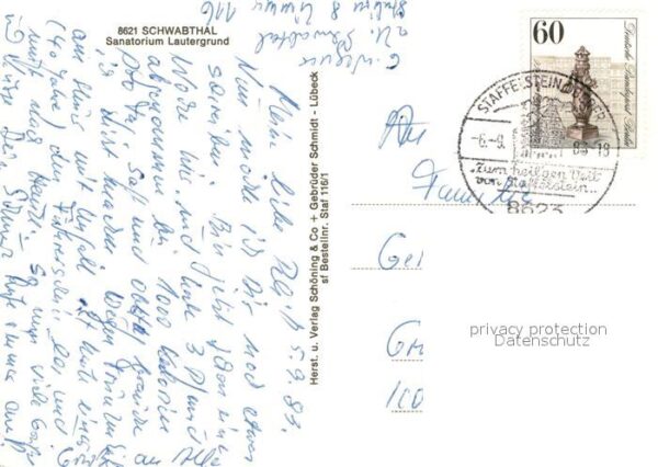Schwabthal Sanatorium Lautergrund Fliegeraufnahme – Bild 2