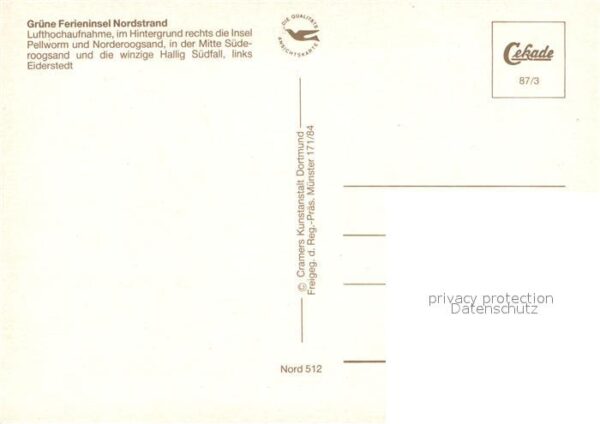 Nordstrand Fliegeraufnahme Insel Pellworm Norderoo – Bild 2