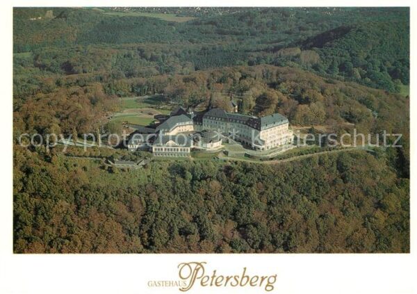 Koenigswinter Fliegeraufnahme Gästehaus Petersberg