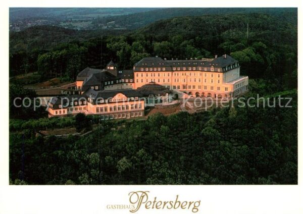 Koenigswinter Fliegeraufnahme Gästehaus Petersberg