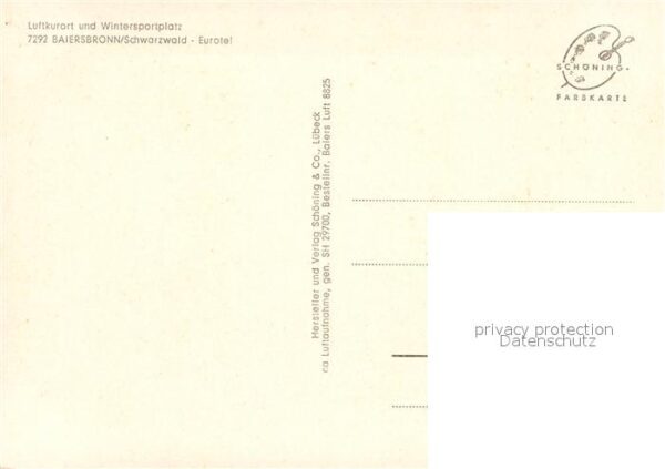 Baiersbronn Schwarzwald Eurotel Fliegeraufnahme – Bild 2