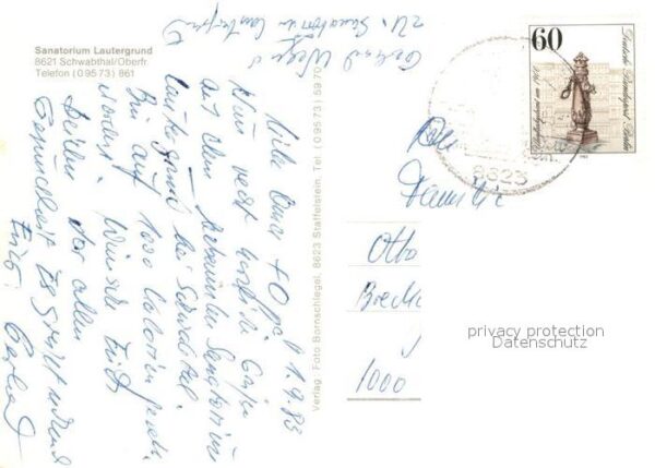 Schwabthal Sanatorium Lautergrund – Bild 2