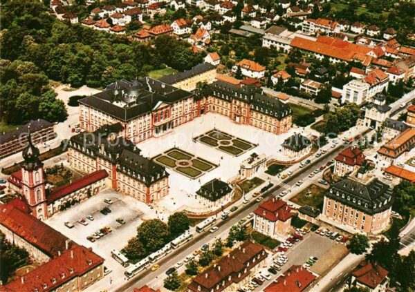 Bruchsal Fliegeraufnahme Schloss