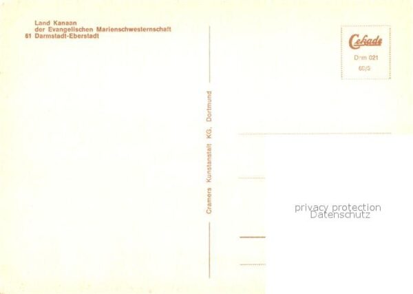 Eberstadt Darmstadt Land Kanaan Evangelische Marienschweste – Bild 2