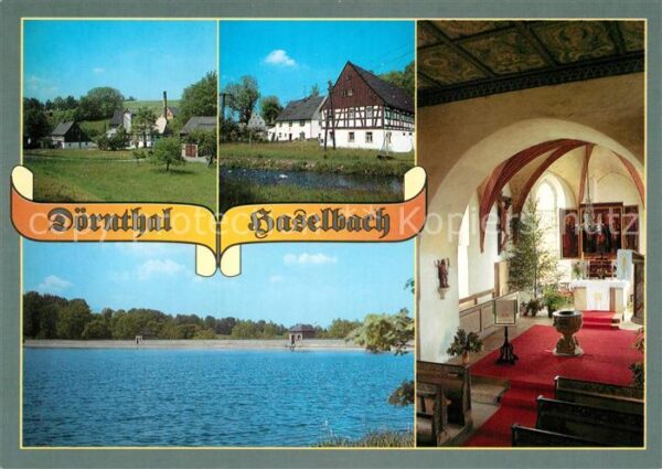Doernthal Erzgebirge Haselbach Ölmühle Fachwerkhaus Wehrkirc