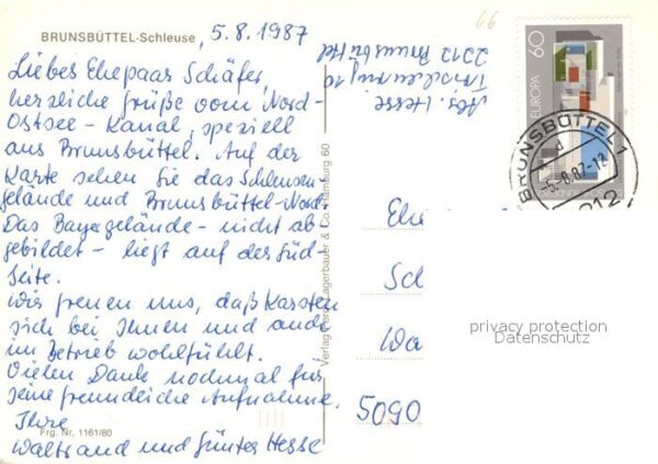 Brunsbuettel Fliegeraufnahme Schleuse – Bild 2