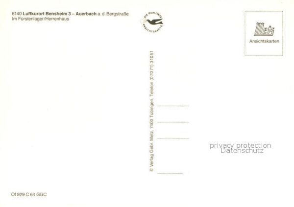 Auerbach Bergstrasse Fürstenlager Herrenhaus – Bild 2
