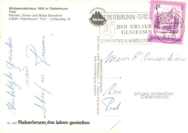 Fieberbrunn Tirol Wildseeloderhaus – Bild 2