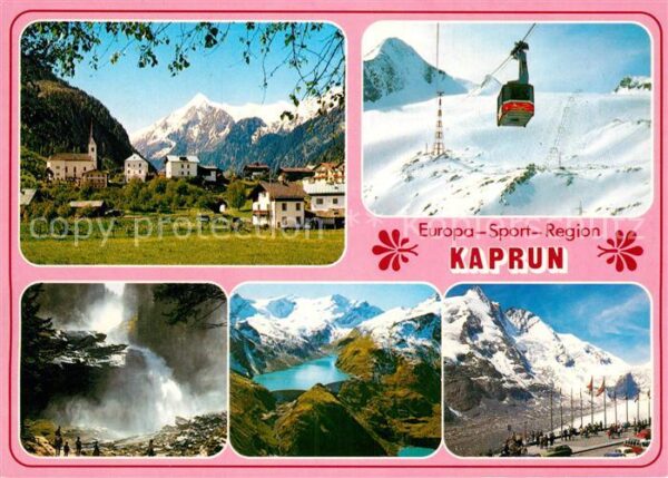 Kaprun Kitzsteinhorn Luftsteilbahn Krimmler Wa