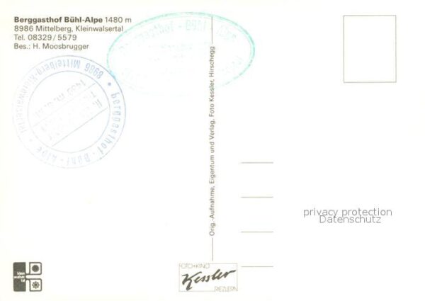 Mittelberg Oy Berggasthof Bühl-Alpe – Bild 2