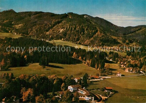 Bad Wiessee Fliegeraufnahme Alpensanatorium Wiessee