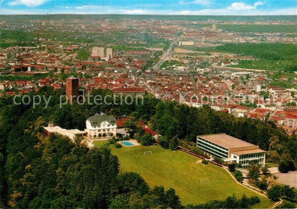 Karlsruhe Baden Sportschule Schäneck Fliegeraufnahme