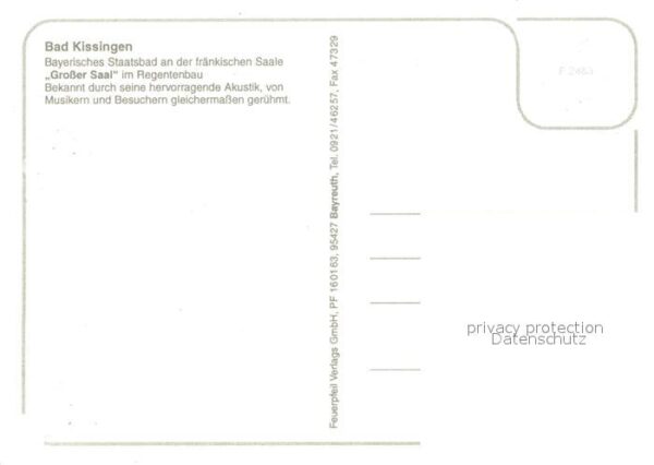 Bad Kissingen Bayerisches Staatsbad Grosser Saal im R – Bild 2