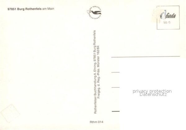 Rothenfels Unterfranken Burg Rothenfels Fliegeraufnahme – Bild 2