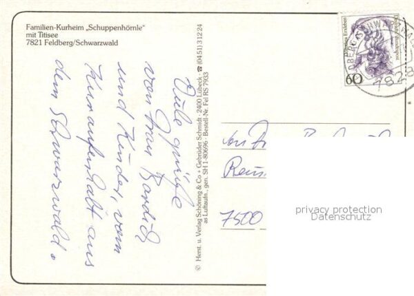 Feldberg Schwarzwald Familien Kurheim Schuppenhörnle Flieger – Bild 2