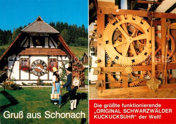 Schonach Schwarzwald Grösste Original Schwarzwälder Kuckucks
