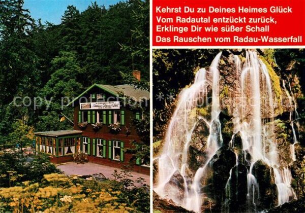 Bad Harzburg Gaststätte Radau Wasserfall
