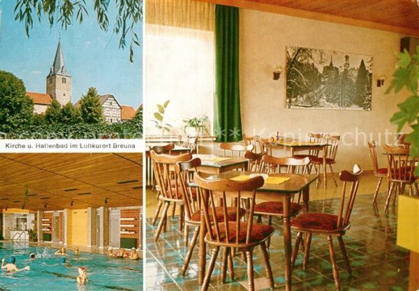 Breuna Kirche und Hallebad Hotel Restaurant So
