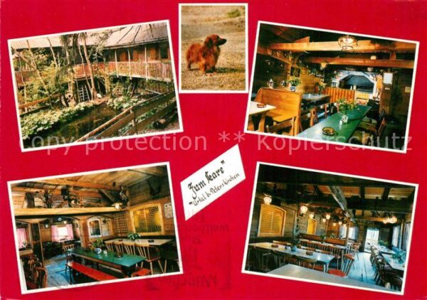Peterskirchen Oberbayern Fischerhütte und Forellenzucht