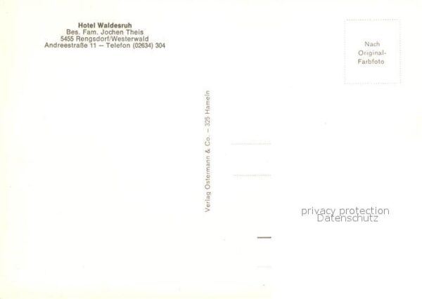 Rengsdorf Hotel Waldesruh – Bild 2