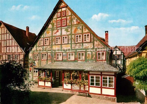 Schwalenberg Gasthof Künstlerklause Fassadenmalerei