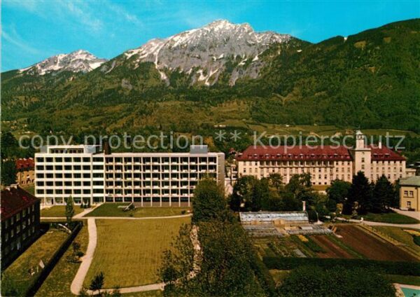 Bad Reichenhall Städt Krankenhaus mit Zwiesel und Hochs