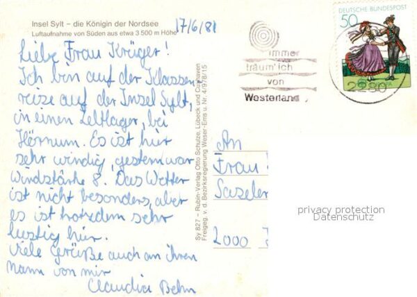 Insel Sylt Fliegeraufnahme – Bild 2