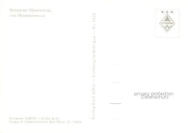 Singen Hohentwiel Fliegeraufnahme mit Hohenstaufen – Bild 2