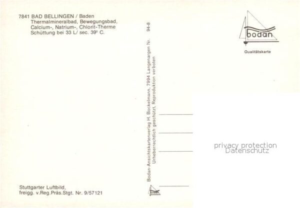Bad Bellingen Thermal Bewegungsbad Fliegeraufnahme – Bild 2