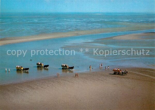 Cuxhaven Nordseebad Prieldurchfahrt von Duhnen nach Neuwerk