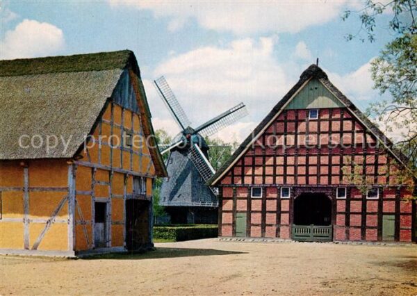 Cloppenburg Museumsdorf Haakenhof Kappenwindmühle u