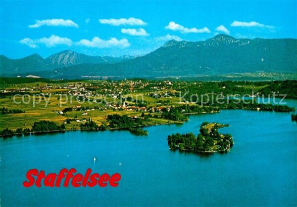 Murnau Staffelsee Fliegeraufnahme mit Ohlstadt Jochberg H