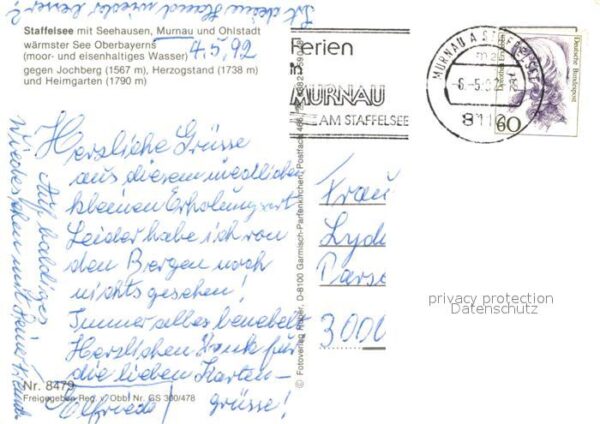 Murnau Staffelsee Fliegeraufnahme mit Ohlstadt Jochberg H – Bild 2