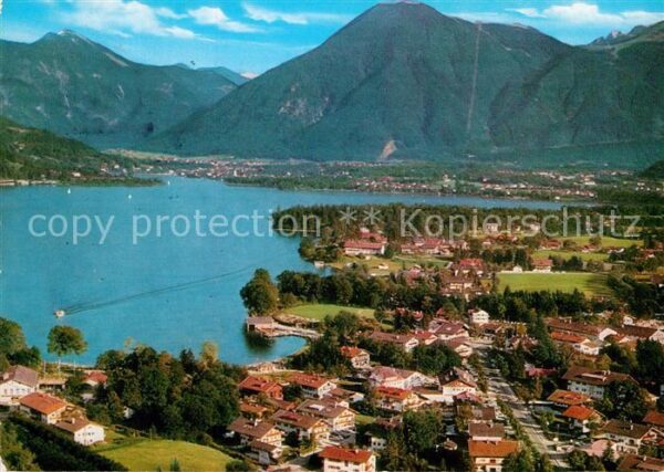 Bad Wiessee am Tegernsee mit Wallberg und Bodenschn