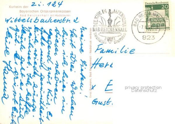 Bad Reichenhall Kurheim der Bayerischen Ortskrankenkass – Bild 2