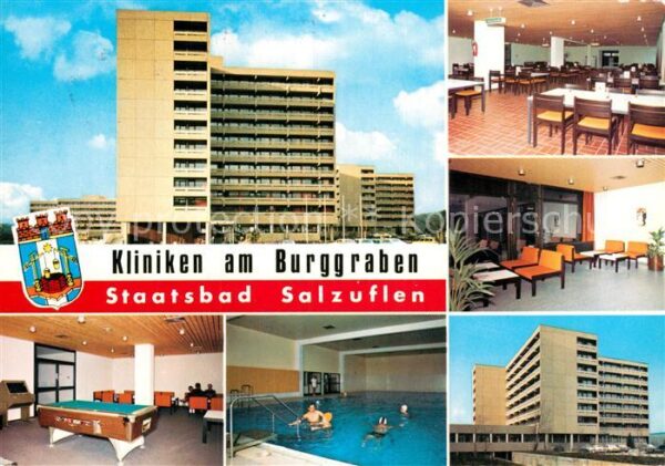 Bad Salzuflen Kliniken am Burggraben Speisesaal Spiel