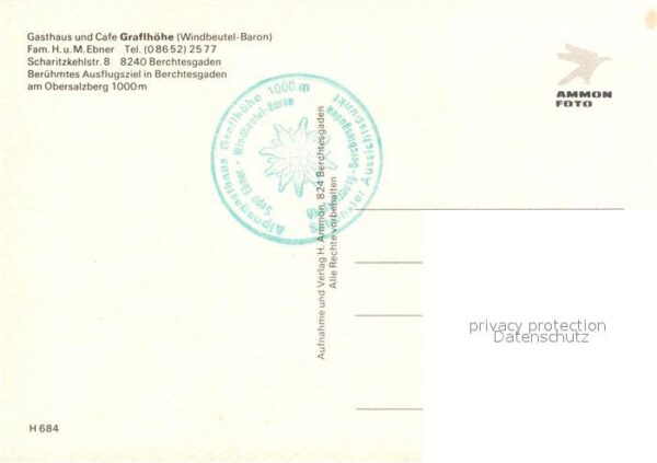 Berchtesgaden Gasthaus Cafe Graflhöhe Windbeutel Baro – Bild 2