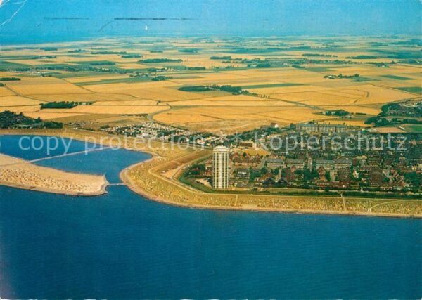 Buesum Nordseebad Sandstrand an der Perlebucht Fliegerauf