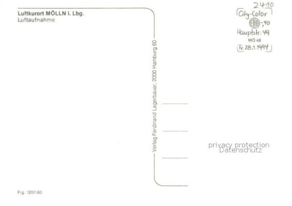 Moelln Lauenburg Fliegeraufnahme – Bild 2