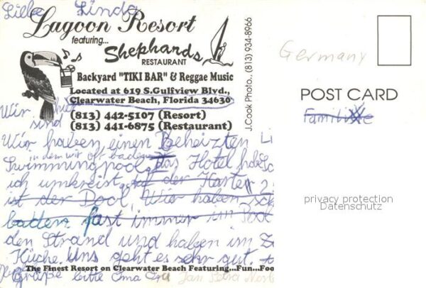 Clearwater Beach Lagoon Resort Shephards Restaurant Wate – Bild 2